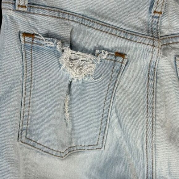 Abercrombie & Fitch The Skinny High Rise Busted Knee Distressed Light Jean Sz 26 - Picture 15 of 15